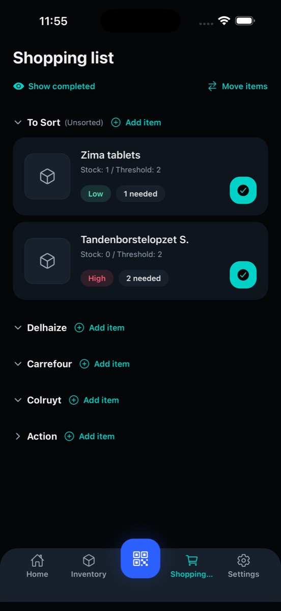 Shelfee search and item details screen